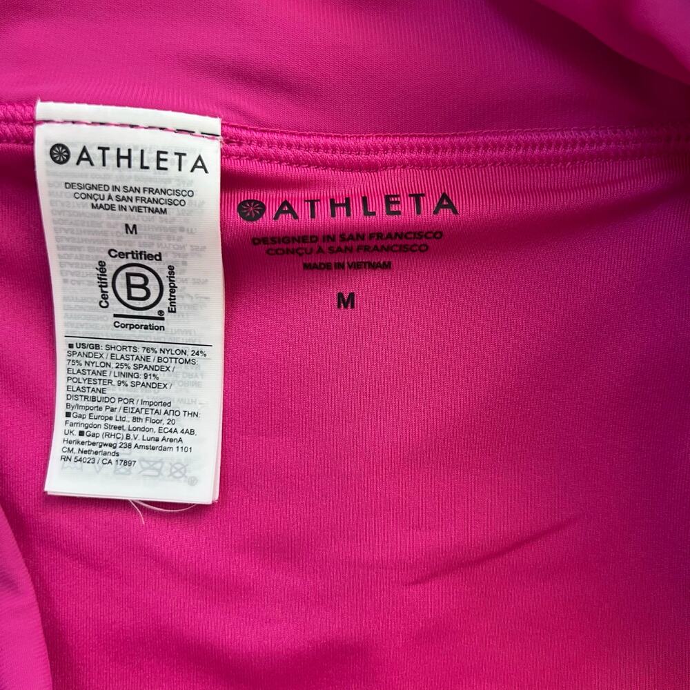 Athleta Match Point Skort Skirt Pink New w/o Tags Size Medium - Picture 9 of 11